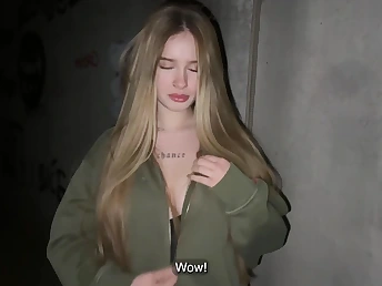 Lucky guy gets lucky with a hot MILF on the street - any occasion to get creampied?