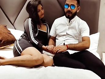 Naive Indian stunner's first-ever time with Rock-hard Stiff-on Oral delight