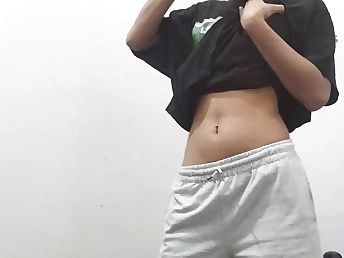 Indian nubile blasts while going knuckle deep and groaning while fisting and spurting from lonely village gal