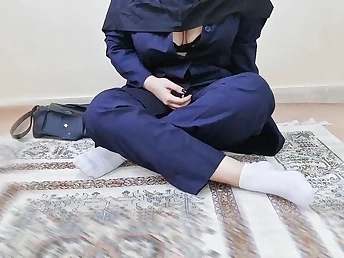 Dafi_Irani's Thick Rump Gets a Hard-core Plowing in Student's Booty