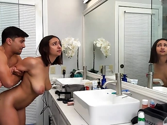 See Hailey Rose & Max Crams go horny as they use my step-sista for a warm reality-fashion plow sesh