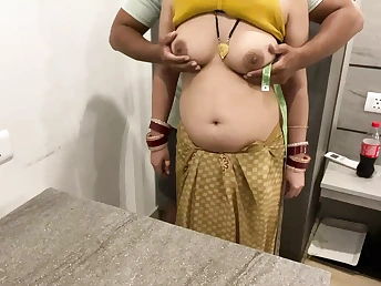 Watch Ne Dikhaya, the Indian Desi Cheater, get her choot pierced and bhabhi ravaged in a ultra-kinky threeway