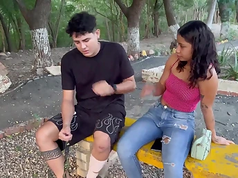 Watch Jose Moncada pay rent with his taut Indian honeypot in hot anal action with Saray Florez