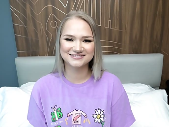 Brand fresh Teenage pawg deepthroats a immense spunk-pump
