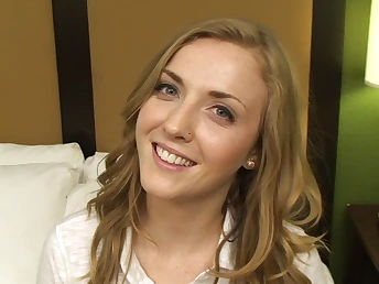 Karla Kush goes all the way in her first porn