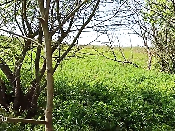 Mischievous mature Milf gets her rear end ravaged in nature like a from the rear