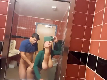 Watch Hailey Rose get her tight pussy pounded in public & take a creampie in her pussy