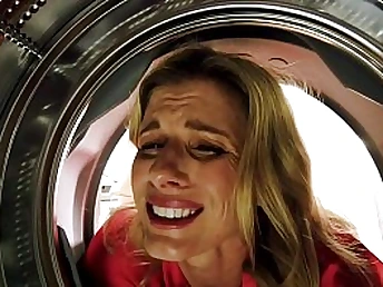 Banging My Stuck Step Mom in the Butt while she is Stuck in the Dryer - Cory Haunt