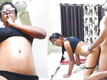 Girlnexthot1 joins in for a super red-hot Indian step-mom hump party with son-in-law and his Indian friend