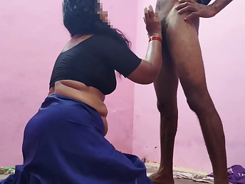 Stepmom cleans the house & I want to tear up her permanent - Desi Aunty