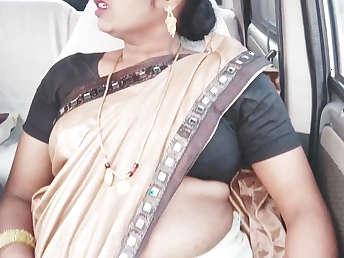 Hideous India with the addition of her Desi spouse get hot with the addition of heavy upon a car whirl