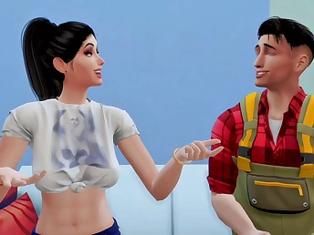 Hyderabad girl cheats on her husband with the website guy, gets drilled in a cartoon reverie