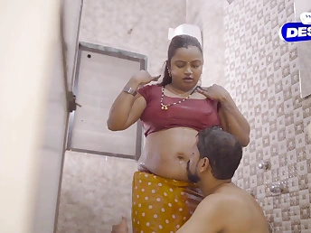 Hot Desi Aunty gets brutally penetrated by a distance from up a big load of shit