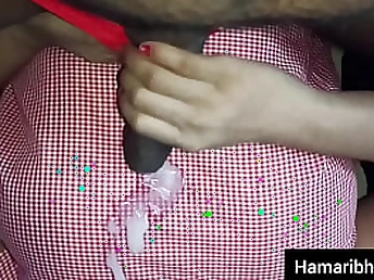 Devi, Abhi's Indian Desi College Fuckfest Vid: Aishwarya Bhabhi coaxes her tutor to give her a rigid H