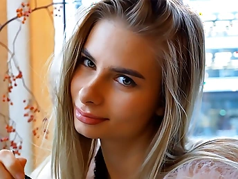 Witness this jaw-dropping Ukrainian nubile's uncompromisingly first time as A a porn industry star - a threadlike and small ash-blonde with a sumptuous bod