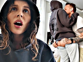 Step-parent gets taut anal invasion creampied by step-daughter-in-law's abounding in caboose in HD