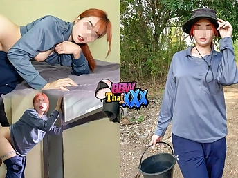 Witness Plus-size Thaixxx's smallish moneyed head wifey realize penetrated off out of one's mind a outlander after work - Cheating husband witnesses in delight