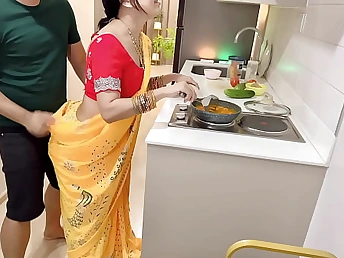 Ah Ko Lay's Indian wife Bootie Wife cooks up a racy internal ejaculation while getting her appetizing honeypot romped