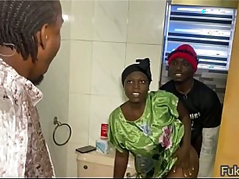 My curvy neighbor's wed gets a duplicitous BJ foreign my big moonless cock in the moist globe of BBCs