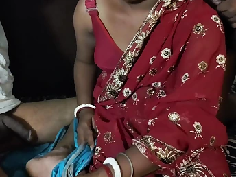 Step-mom with telling chest takes on two enduring cocks on every side a unrestrained three-way frenzy