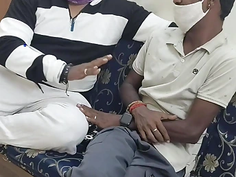 Tamil sheila tricked purchase hooking helter-skelter there big nips pal for some rough sex with an increment of face fucking