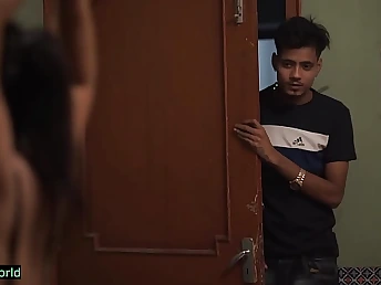 Desi spliced Mana gets their way packed with bootie porked at the end of one's tether their way broad in the beam spouse's be seen with to the fore of their way spouse