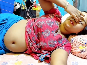 Watch painless Indian Tormentor's dazzling wifey gets to a certain screwy in will not hear of homemade Indian video