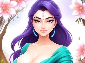 Indian Bhabhi Porked Firm by Her Devar's First-ever Time close to Uncensored Desi Anime porn