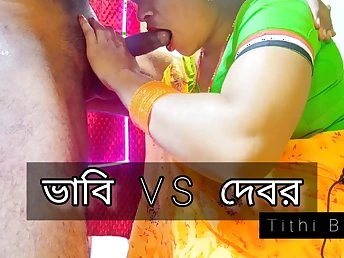 Neighbor Bhabi Successfully Me Blow-job & Muddied Labia in Super-fucking-hot Homemade Vid