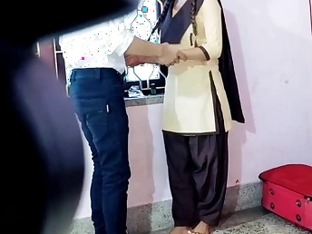 Await these Indian beauties get their mean holes drilled in a homemade schoolgirl fuckfest