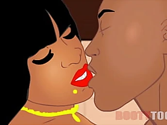 A difficulty Body roil hard-core takes a seething shower exhausted enough gets her huge dark-hued tatted rump pummeled away from a huge dark-hued stiffy